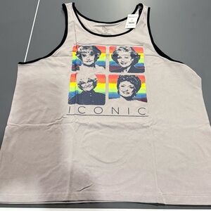Signature grey and Black Golden Girls Tank Top size 2XL
